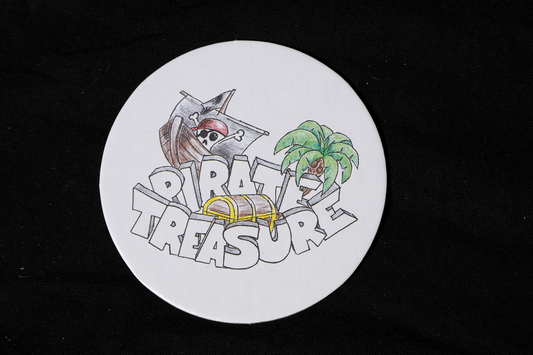 ☠️ 8× Pirate Treasure Coasters – For true captains! 🏴‍☠️